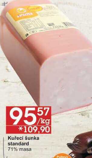 Jip Kuřecí šunka standard 71%, 1 kg nabídka