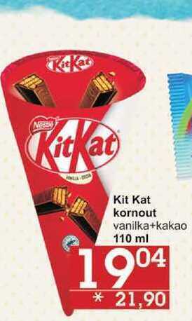 Jip Kit kat kornout vanilka+kakao, 110 ml nabídka