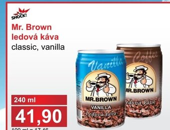PLUS JIP Mr. Brown ledová káva classic, vanilla nabídka