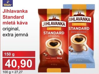 PLUS JIP Jihlavanka Standard mletá káva original, extra jemná nabídka