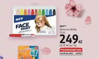 Barvy na obličej
