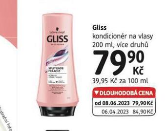 dm drogerie Gliss kondicionér nabídka