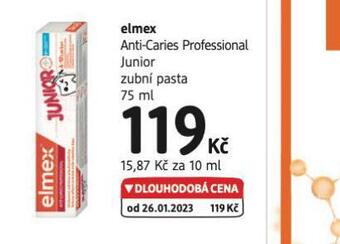 dm drogerie Elmex zubní pasta nabídka