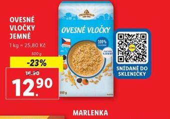 Lidl Ovesné vločky jemné nabídka