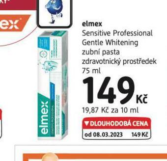 dm drogerie Elmex zubní pasta nabídka