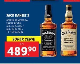 Lidl Jack daniel's nabídka