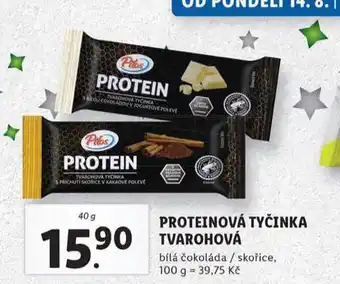Lidl Proteinová tyčinka tvarohová nabídka