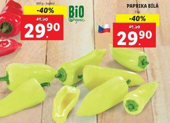 Lidl Paprika bílá nabídka
