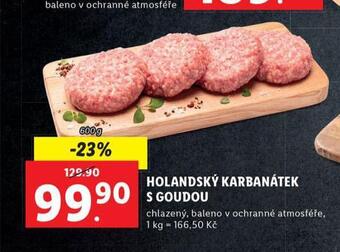 Holandský karbanátek s goudou