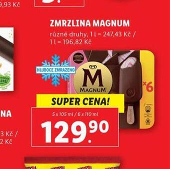 Lidl Zmrzlina magnum nabídka