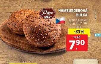 Lidl Hamburgerová bulka nabídka