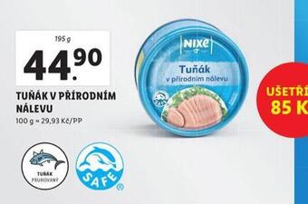 Lidl Tuňák v přírodním nálevu nabídka