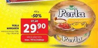 Lidl Perla margarín nabídka