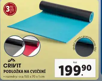 Lidl Podložka na cvičení nabídka