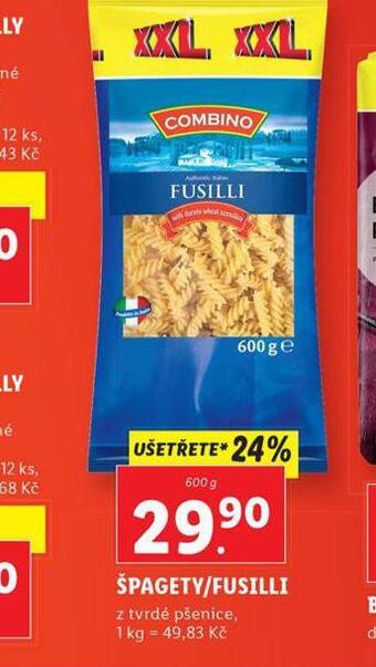 Lidl Fusilli nabídka
