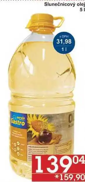 Jip Servis gastro slunečnicový olej, 5 l nabídka