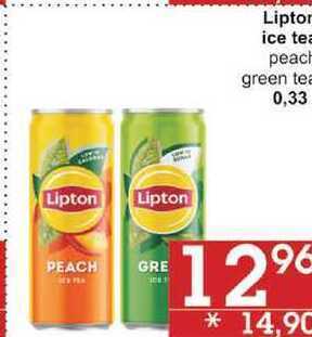 Jip Liptor ice tea peach, 0,33 l nabídka
