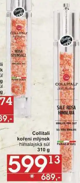 Collitali koření mlýnek himalajská sůl, 310 g