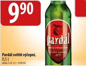 Bala Pardál světlé výčepní, 0,5L nabídka