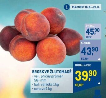 Makro BROSKVE ŽLUTOMASÉ nabídka