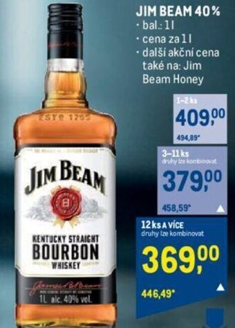 Makro JIM BEAM 40% nabídka