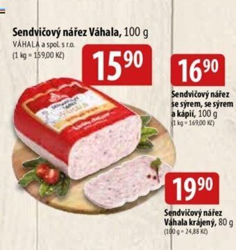 Bala Sendvičový nářez Váhala 100 g nabídka