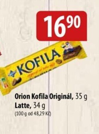Bala Orion Kofila Originál, 35 g Latte, 34 g nabídka