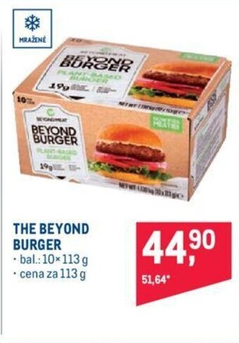 Makro THE BEYOND BURGER nabídka