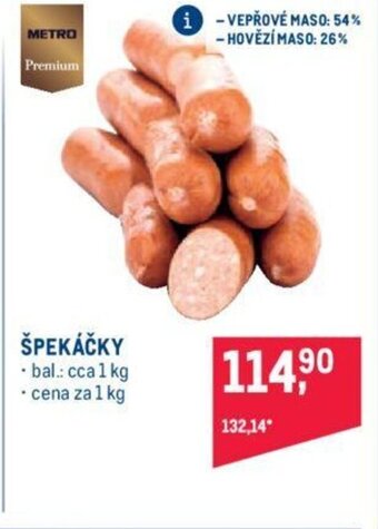 Makro ŠPEKÁČKY nabídka