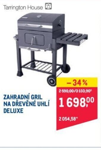 Makro ZAHRADNÍ GRIL NA DŘEVĚNÉ UHLÍ DELUXE nabídka