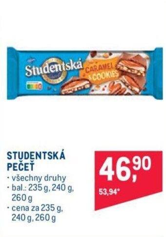 Makro STUDENTSKÁ PEČEŤ nabídka