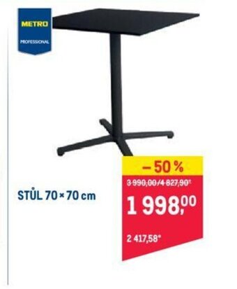 Makro STŮL 70 x 70 cm nabídka