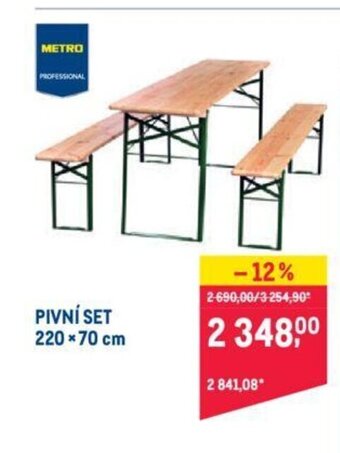 Makro PIVNÍ SET 220 x 70 cm nabídka