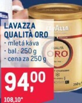Makro LAVAZZA QUALITÀ ORO nabídka