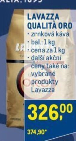 Makro LAVAZZA QUALITÀ ORO nabídka