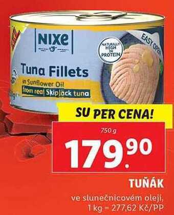 Lidl Tuňák, 750 g nabídka
