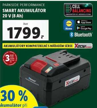 Lidl Smart akumulátor 20 v (8 ah) nabídka