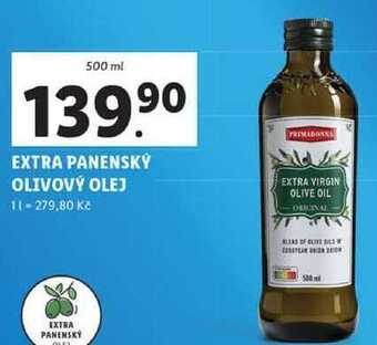 Lidl Extra panenský olivový olej, 500 ml nabídka