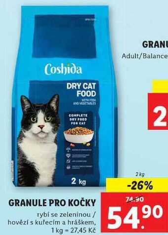 Lidl Granule pro kočky, 2 kg nabídka
