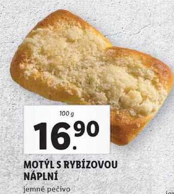 Lidl Motýl s rybízovou náplní, 100 g nabídka