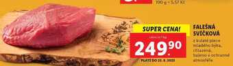 Lidl Falešná svíčková, cena za 1 kg nabídka