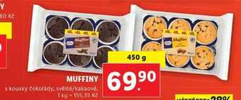 Lidl Muffiny, 450 g nabídka