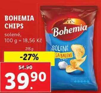 Bohemia chips, 215 g