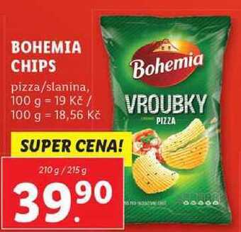 Lidl Bohemia chips, 210 g/215 g nabídka