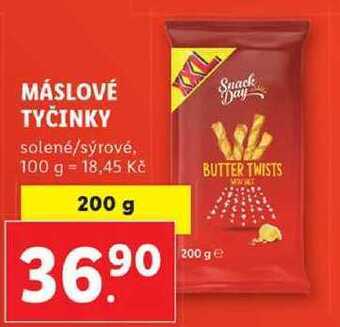 Lidl Máslové tyčinky, 200 g nabídka