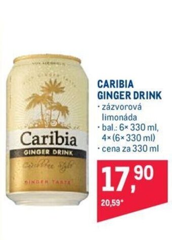 Makro CARIBIA GINGER DRINK nabídka