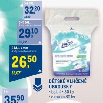 Makro DĚTSKÉ VLHČENÉ UBROUSKY nabídka