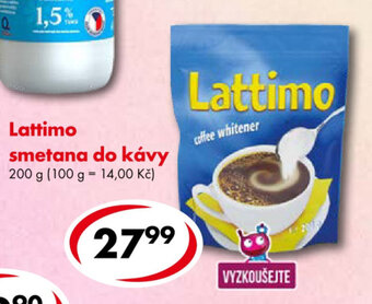 CBA Lattimo smetana do kávy nabídka
