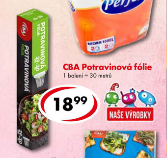 CBA CBA Potravinová fólie nabídka
