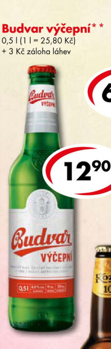 CBA Budvar výčepní* nabídka